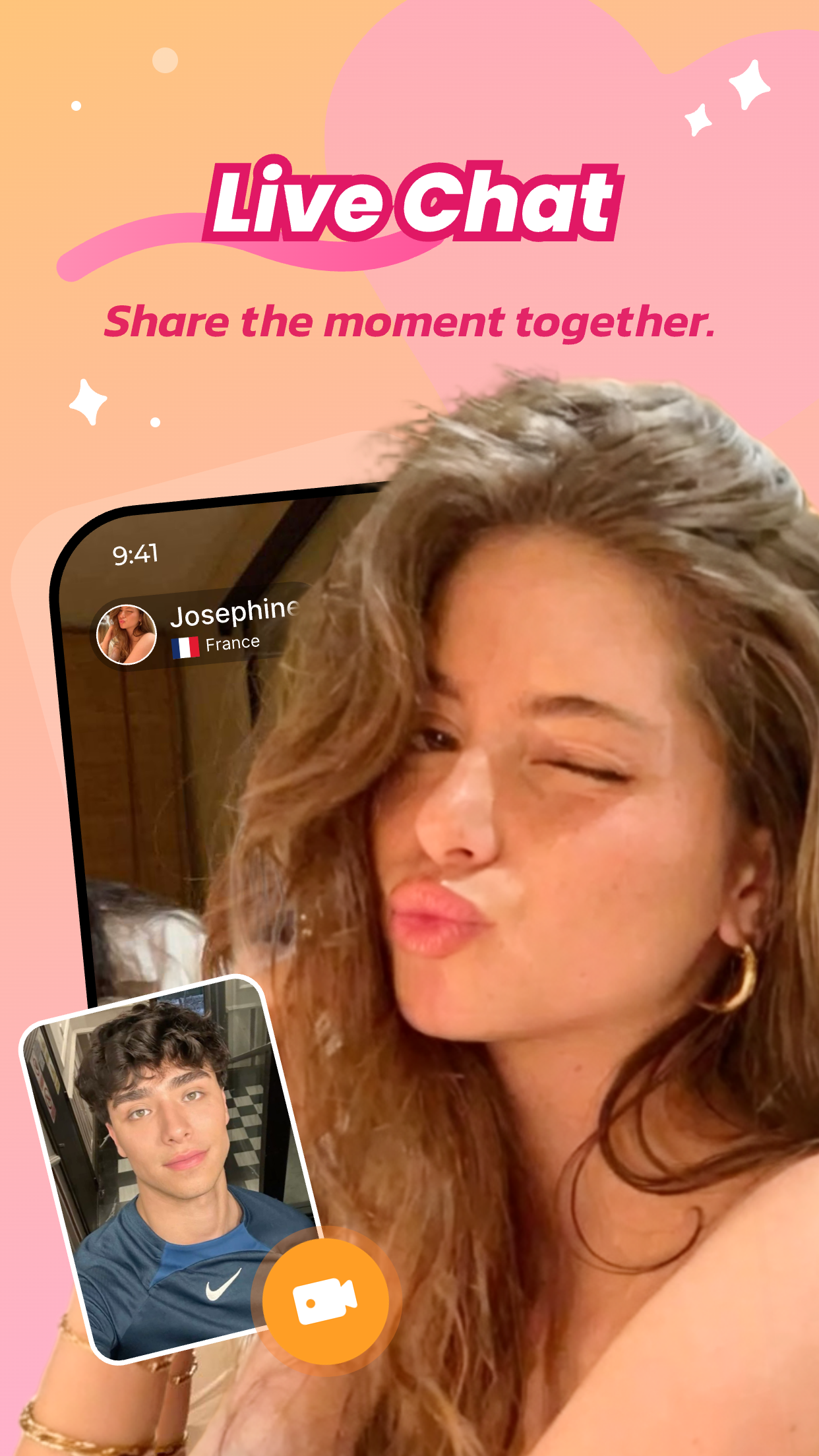 Live chat together